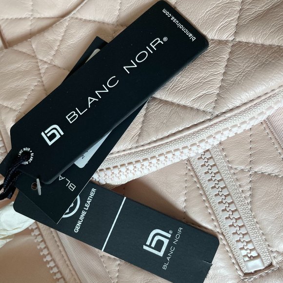 Last one!!!Leather Moto Jacket from BLANC NOIR - Picture 10 of 11